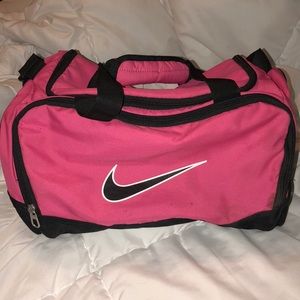 Pink & Black Nike Gym Bag